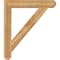 Ekena Millwork Traditional Craftsman Rough Sawn Bracket, Western Red Cedar, 6"W x 42"D x 48"H BKT06X42X48TRA04RWR - alternate 3